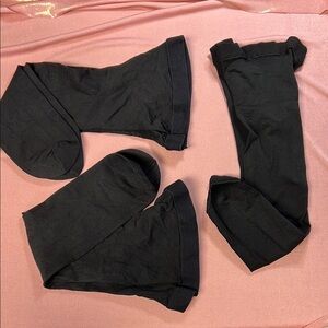 Child S (4-6) Black Footed Ballet Tights—3 pack. New OOP